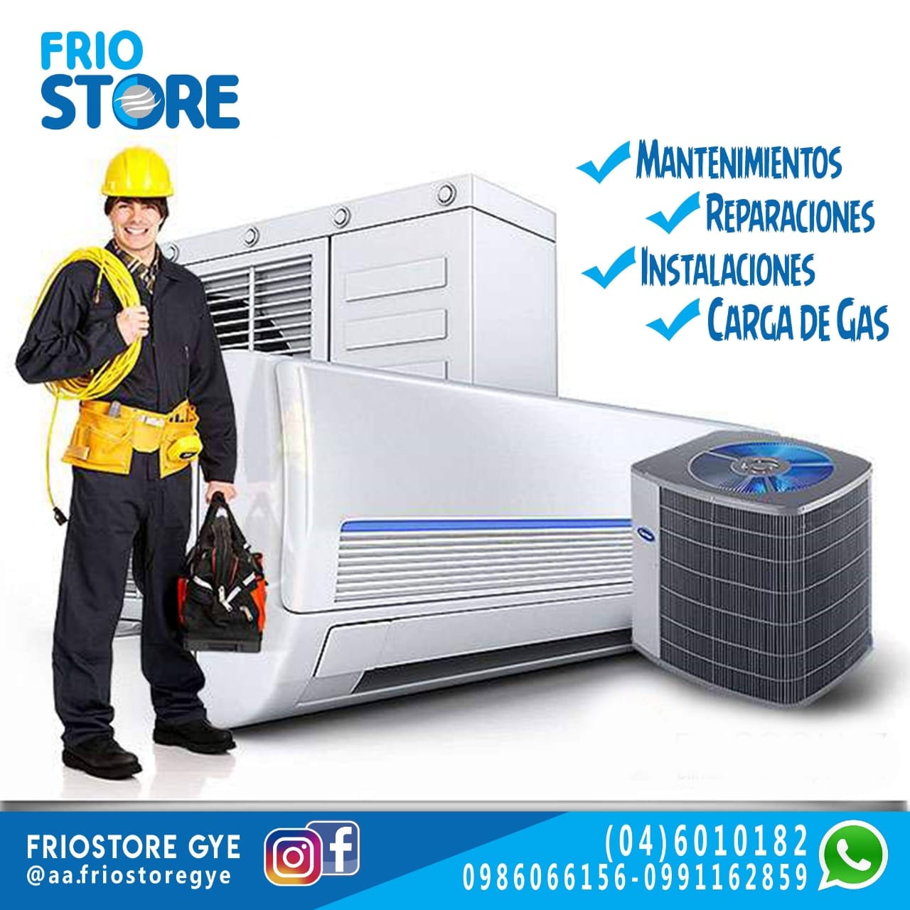 Servicio tecnico en climatizacion y... - Aires Acondicionados Frio Store | Friostore.com